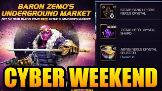 Cyber Weekend 2023 First Look  FREE 6 STAR BARON ZEMO  Marvel Contest Of Champions [upl. by Jean]