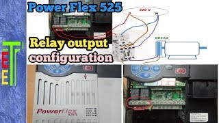 Power flex 525 drive relay setting [upl. by Lizzie]