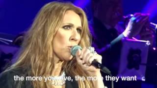 CELINE DION sings French song quotOrdinairequot translated in English [upl. by Milissa]