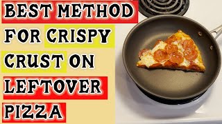 How to Reheat Pizza with a Perfect Crispy Crust [upl. by Einapets]