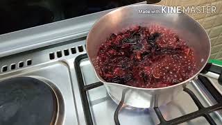 How to make karkade hibiscus juice [upl. by Oiredised]