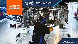 WRC Tech Month 2020 MSport remote car rebuild [upl. by Dunseath]