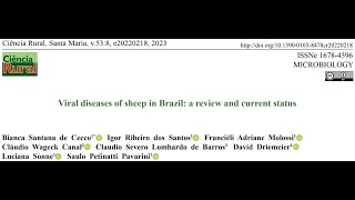 podcast 4A quotViral Diseases Of Sheep In Brazil A Review And Current Statusquot 2605 [upl. by Aloise]