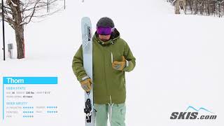 Thoms ReviewSalomon QST Blank Skis 2022Skiscom [upl. by Mattah]