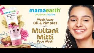 Mamaearth Multani Mitti Face Wash for Pimples amp Oil Control [upl. by Neb]