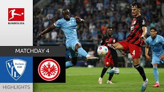 Heated Duel in Bochum  VfL Bochum  Eintracht Frankfurt 11  Highlights  MD 4 – Bundesliga 2324 [upl. by Kokoruda611]