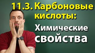 113 Карбоновые кислоты и их соли Химические свойства ЕГЭ по химии [upl. by Llerrut]