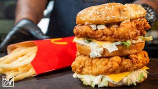 Recreate McDonalds Chicken Big Mac at Home  Copycat Recipe [upl. by Gamber19]