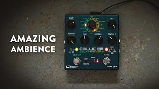 Source Audio Collider Stereo DelayReverb Pedal Demo [upl. by Marasco]