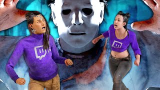 Jumpscaring TWITCH STREAMERS with Scratched Mirror Myers  Dead By Daylight [upl. by Mezoff]