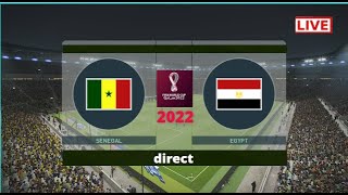 Egypte vs Sénégal direct Éliminatoires de la Coupe du monde Football 2022 [upl. by Stephana]