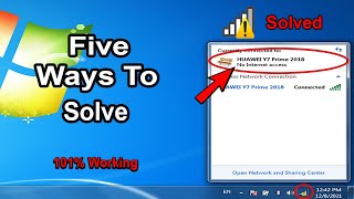 How To Fix WiFi Connected But No Internet Access for Windows 78110  5 Ways to Fix [upl. by Wenz756]