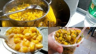 Street Foods of Bangladesh  Sweet Corn Recipe Street Style  Sweet Corn  Street Snack Food [upl. by Fiorenze914]