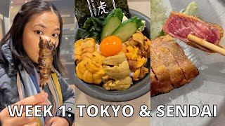 Everything We Ate In Japan VLOG Week 1 [upl. by Packton]