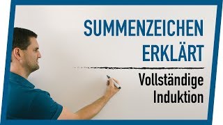 Summenzeichen plus Brücke zu quotVollständige Induktionquot  Mathe by Daniel Jung [upl. by Nnaerb]