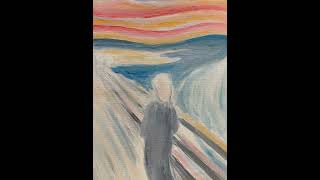 The Scream art painting screamingjayhawkins iputaspellonyou edvardmunch thescream [upl. by Nyliac738]