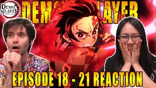 HINOKAMI  Couples Reaction Demon Slayer Episode 18 19 20 amp 21 [upl. by Krishnah754]