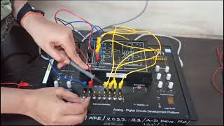 Perform experiment on 41 Multiplexer MUX [upl. by Nipahc369]