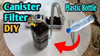 Canister filter DIY  Fish tank filter DIY  Aquarium external filter DIY  1 [upl. by Pizor646]