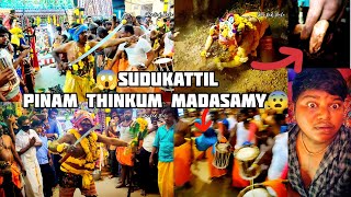 🤯Sivarathiri poojayil sudukattil pinam thinkum madasamy😨😱 wantedbala foodie [upl. by Sivehc]