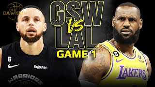 Golden State Warriors vs Los Angeles Lakers Game 1 Full Highlights  2023 WCSF  FreeDawkins [upl. by Platon241]