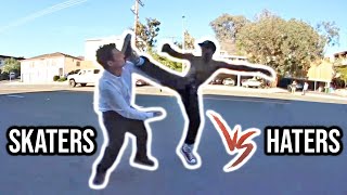 NEW  SKATERS vs HATERS  Angry People vs Skaters Compilation [upl. by Ratha236]