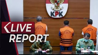 LIVE  KPK Tahan 3 Tersangka Kasus Dugaan Korupsi Proyek Jalan di Bengkalis Riau [upl. by Llemhar]