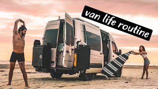 DAILY VAN LIFE ROUTINE IN MEXICO [upl. by Sabas898]