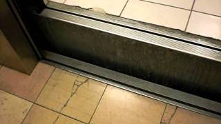 Westinghouse elevator epic fail opens with elevator not level with floor and almost getting stuck [upl. by Kella461]