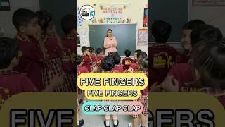 Five fingersClap Clap Clap  Nursery Lkg rhymes for kids  Kids song [upl. by Thibault]