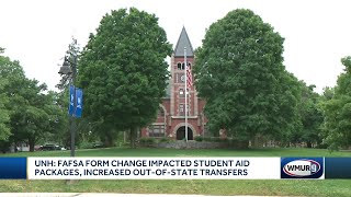 UNH FAFSA changes affected student aid packages [upl. by Busby839]