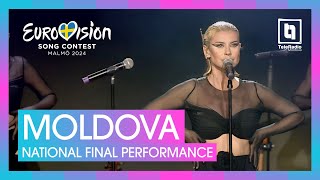 Natalia Barbu  In The Middle  Moldova 🇲🇩  National Final Performance  Eurovision 2024 [upl. by Luzader]