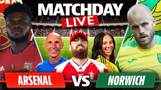 Arsenal vs Norwich  Match Day Live [upl. by Arvad]