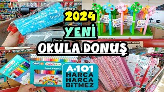 A101 YENİ OKUL EŞYALARI GELDİ 2024🎉DEFTER KALEMLİK ÇANTA KALEM🎀ERKEN ÇEKİM A101 OKUL ALIŞVERİŞİ [upl. by Aret]