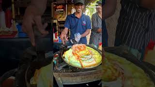 Fried Chicken Bread Omelet streetfood tastie [upl. by Gena183]