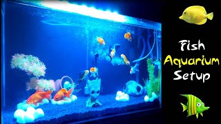 How to setup an fish Aquarium in tamil  மீன் தொட்டி அலங்கரிக்கும் முறை [upl. by Golightly]