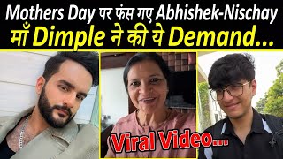 AbhishekNischay की माँ ने रखी Mothers Day पर ये शर्त… Dimple Malhan Special Demand on Mothers Day [upl. by Zwick]