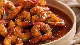 Asian Chilli Garlic Prawns [upl. by Coke]