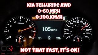 Kia Telluride Acceleration test  060 Mph  0100 Kmh [upl. by Harli]