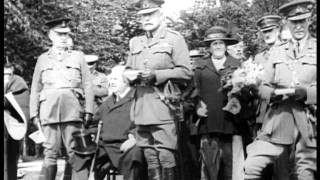 Earl Haig unveils Cameronians regimental memorial at Kelvingrove Museum Glasgow [upl. by Nylaf]