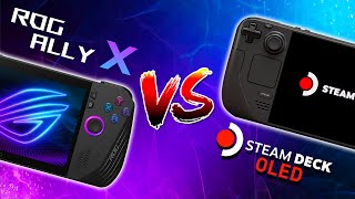 ROG Ally X Vs Steam Deck The New Handheld King Is… [upl. by Eednar]