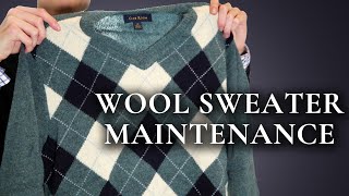 How to Wash and Maintain Wool Sweaters  Laundry Hacks [upl. by Orazio]