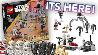 LEGO Star Wars 2024 Clone Trooper amp Battle Droid BATTLE PACK Revealed [upl. by Gargan]