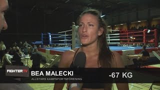 Thai SM 2017 Bea Malicke quotDet kan bli MMA nuquot 67kg  Tsuba Media [upl. by Medrek]