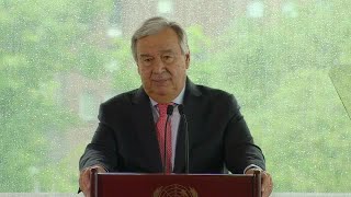 UN Chief on Climate Change and his vision for the 2019 Climate Change Summit [upl. by Lon62]