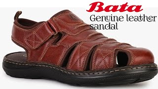 BATA SANDALS BATA GENUINE LEATHER SANDALS SLEEPER BIG SALE AT FLIPCART [upl. by Llenreb]