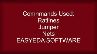 Ratlines Jumpers Nets In EasyEDA Software [upl. by Macario]