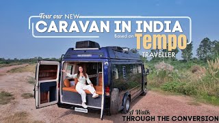 Tour Our NEW Caravan on tempotraveller 2023 model Cavalier  Motorhome Adventures [upl. by Bryana]