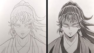 How to Draw Yoriichi Tsugikuni  Kimetsu no Yaiba [upl. by Ybrik]