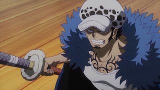 Blackbeard Pirates Vs Law  Devil Fruit Reveals English Sub [upl. by Ylurt813]